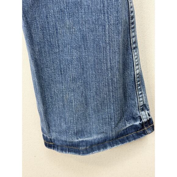 Wrangler Bootcut Men's Jeans Blue Denim Sz 33x36 (34) Cowboy Rancher Rodeo Work - Picture 14 of 16